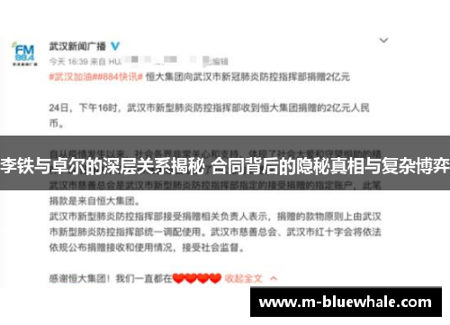 李铁与卓尔的深层关系揭秘 合同背后的隐秘真相与复杂博弈